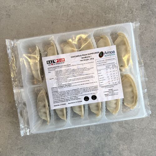 Paua Dumplings